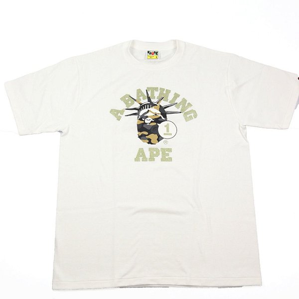 BAPE - Camiseta New York 1Th Anniversary "Branco" -NOVO-