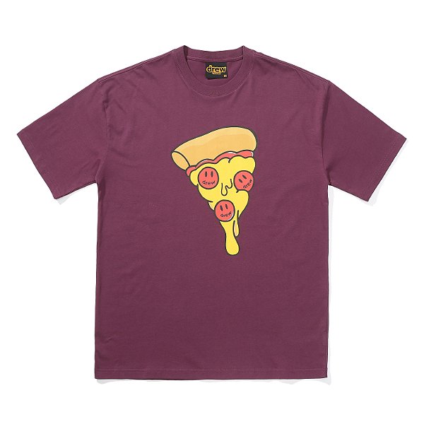 DREW HOUSE - Camiseta Pizza "Roxo" -NOVO-