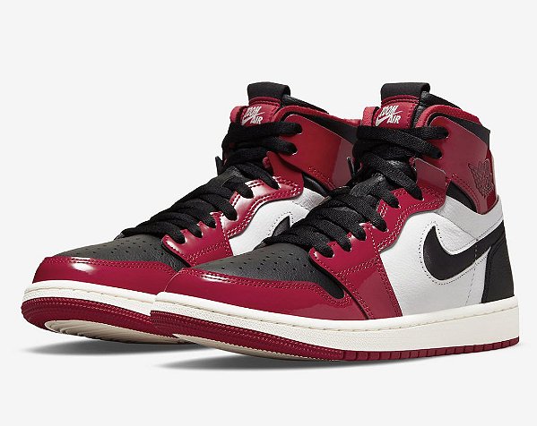 NIKE - Air jordan 1 High Zoom Air CMFT "Patent Chicago" -NOVO-