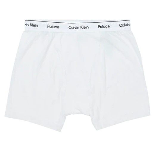 PALACE x CALVIN KLEIN - Cueca Boxer "Branco" -NOVO-