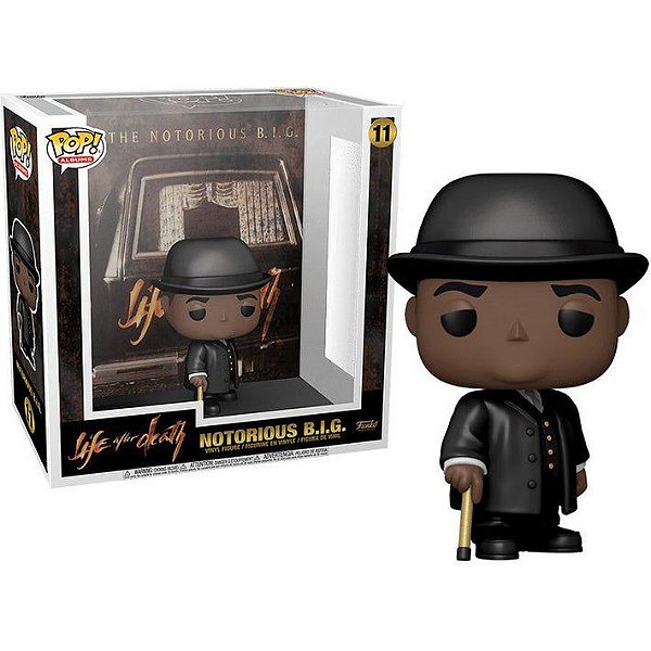 FUNKO POP! - Boneco Notorious B.I.G #11: Life After Death -NOVO-