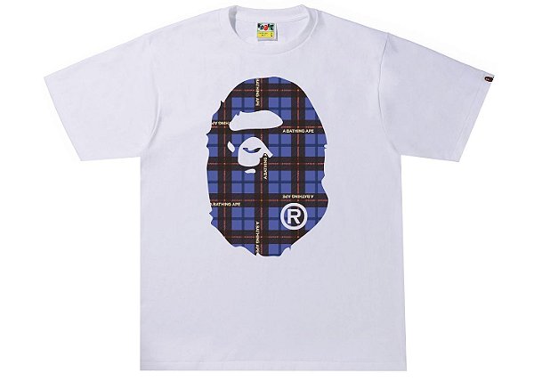 BAPE - Camiseta Big Ape Logo "Branco" -NOVO-