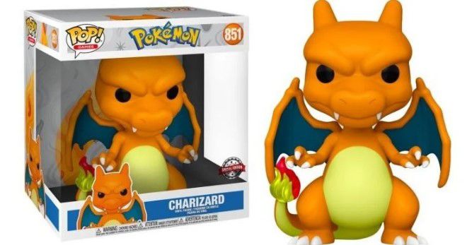 FUNKO POP! - Boneco Pokémon: Charizard SE #851 -NOVO-
