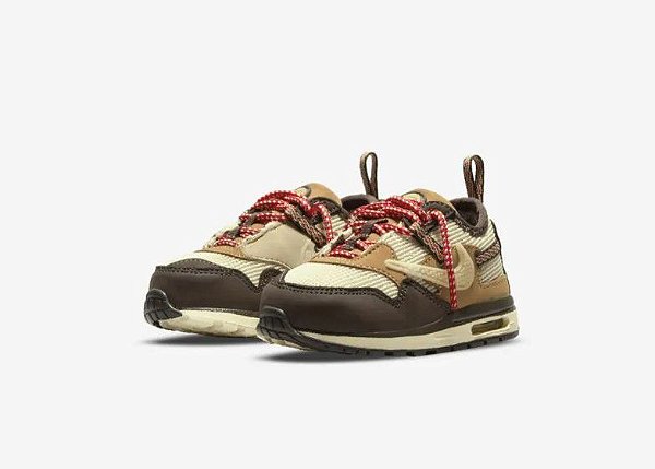 NIKE x TRAVIS SCOTT - Air Max 1 Cactus Jack TD "Baroque Brown" -NOVO-