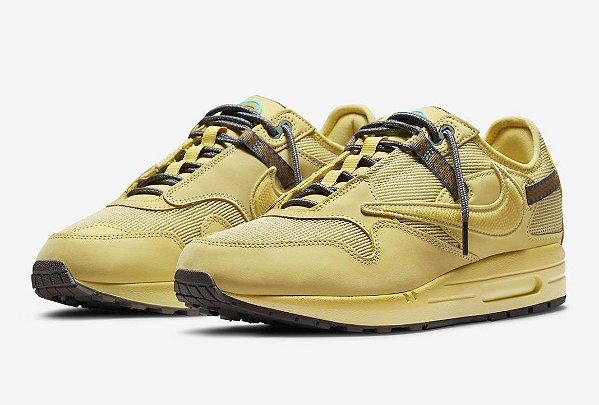 TRAVIS SCOTT NIKE AIR MAX 1 CACT.US GOLD