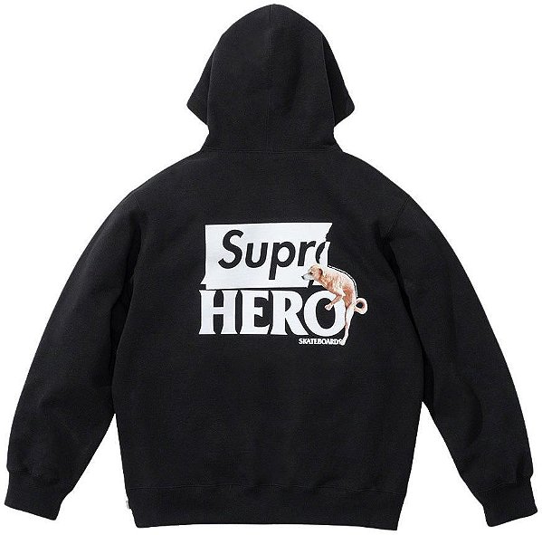 SUPREME x ANTIHERO - Moletom "Preto" -NOVO-