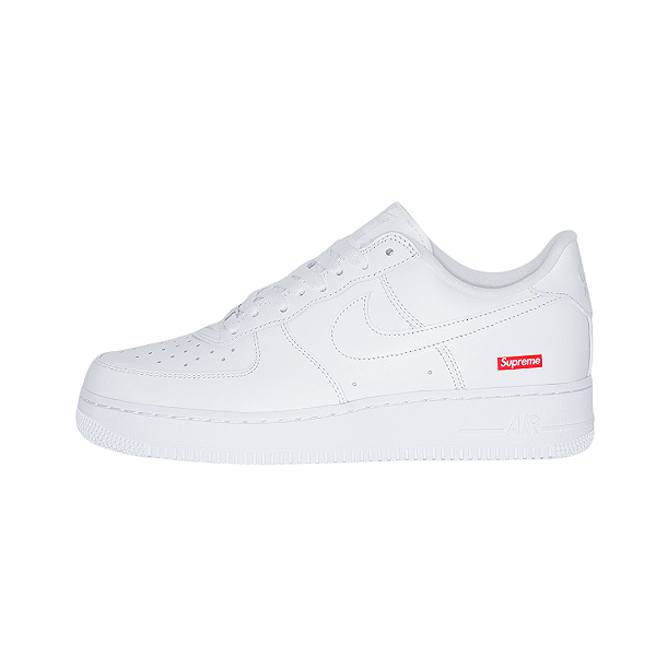 NIKE x SUPREME - Air Force 1 Low "White" (39,5 BR/ 8 US) -NOVO-