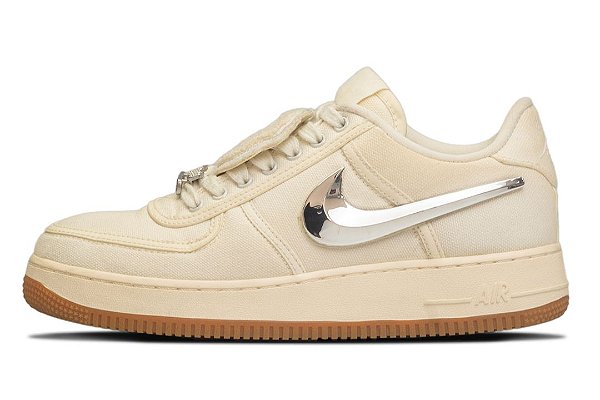 NIKE x TRAVIS SCOTT - Air Force 1 Low "Sail" (Tam 40 - Cond 9/10) -USADO-