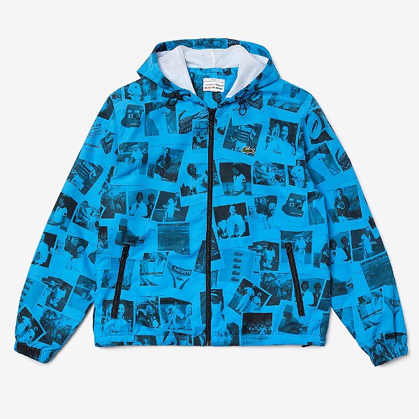 LACOSTE x POLAROID - Jaqueta Corta Vento "Azul" -NOVO- - Pineapple Co. |  100% Autentico | Itens Exclusivos e Limitados.