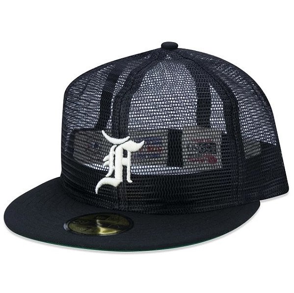 NEW ERA x FOG - Boné Essential Full Mesh Fitted "Preto" -NOVO-