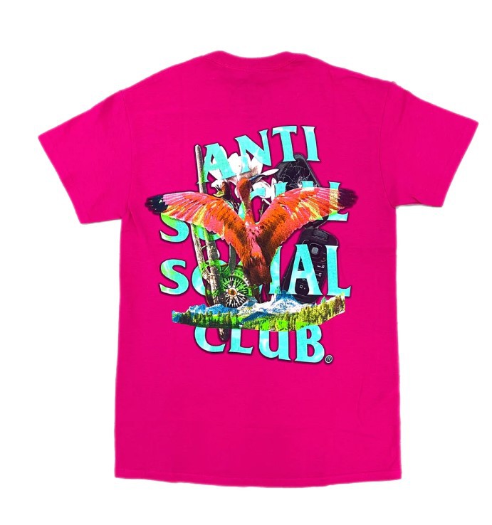 ANTI SOCIAL SOCIAL CLUB - Camiseta 05:44 AM "Rosa" -NOVO-