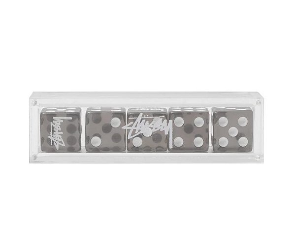 STUSSY - Kit de Dados " Clear Black" -NOVO-