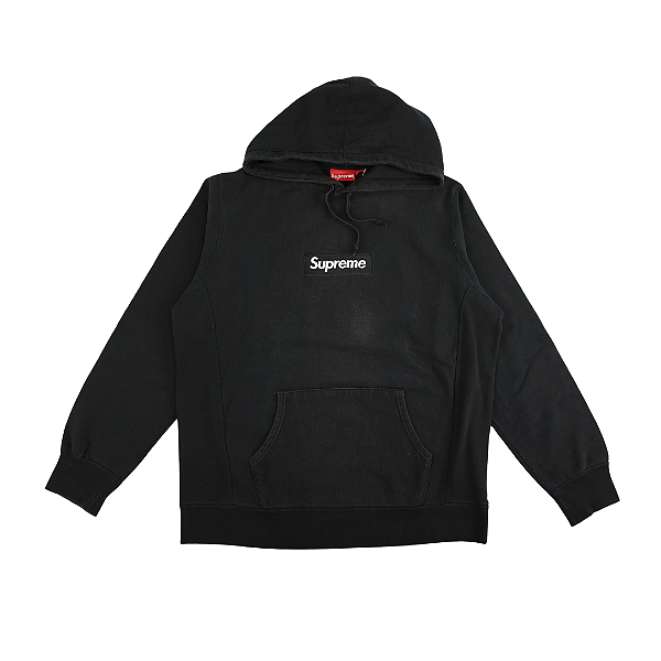 SUPREME - Moletom Box Logo FW21 "Preto" -USADO-