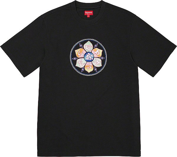 SUPREME - Camiseta Lotus "Preto" -NOVO-