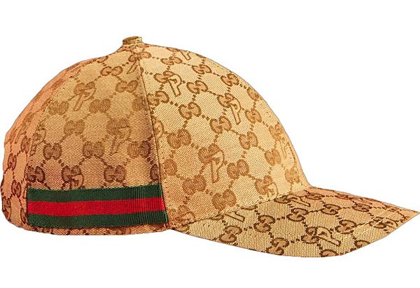 GUCCI x PALACE - Boné GG-P Canvas Baseball "Bege" -NOVO-