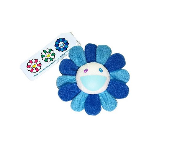 TAKASHI MURAKAMI x COMPLEXCON - Pin Flower Plush "Azul" -NOVO-