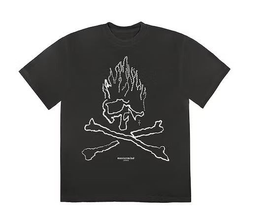 TRAVIS SCOTT X MASTERMIND - Camiseta Cactus Jack Skull "Preto" -NOVO-