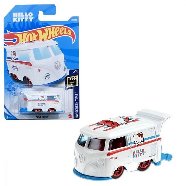 HOT WHEELS x HELLO KITTY - Kombi "Branco" -NOVO-