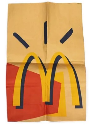 TRAVIS SCOTT x MCDONALD'S - Papper Bag -NOVO-