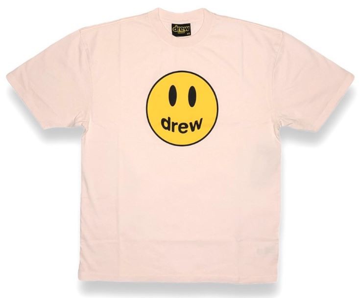 DREW HOUSE - Camiseta Mascot "Rosa Claro" -NOVO-