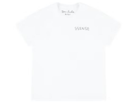 TOM SACHS x SSENSE - Camiseta Exclusive "Branco" -NOVO-