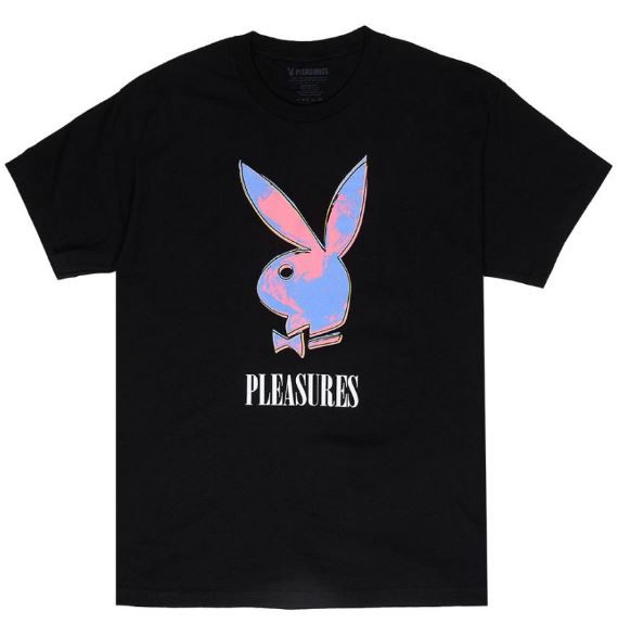 PLEASURE x PLAYBOY - Camiseta Pop "Preto" -NOVO-