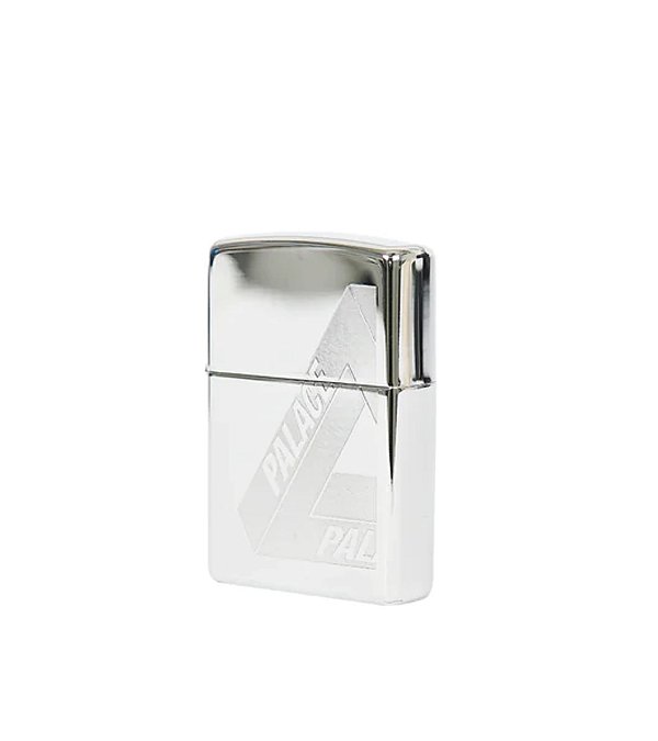 PALACE x ZIPPO - Isqueiro Tri-Ferg High Polish "Prata" -NOVO-