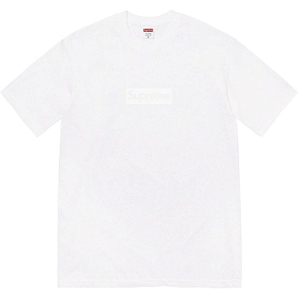 SUPREME - Camiseta Tonal Box Logo "Branco" -NOVO-