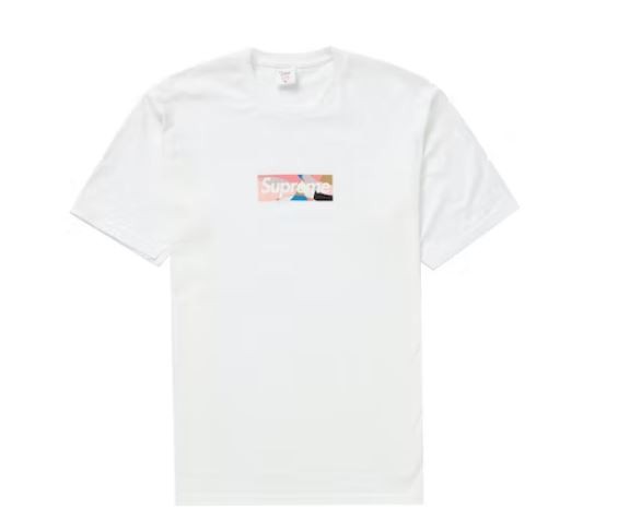 SUPREME x EMILIO PUCCI - Camiseta Box Logo "Branco" -NOVO-