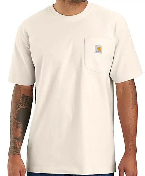 CARHARTT - Camiseta Pocket Loose Fit "Malt" -NOVO-