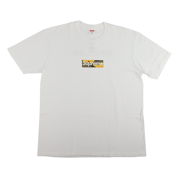 SUPREME - Camiseta Brooklyn Box Logo "Branco" -USADO-