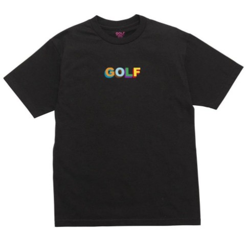 GOLF WANG - Camiseta Multi 3D Logo "Preto" -NOVO-