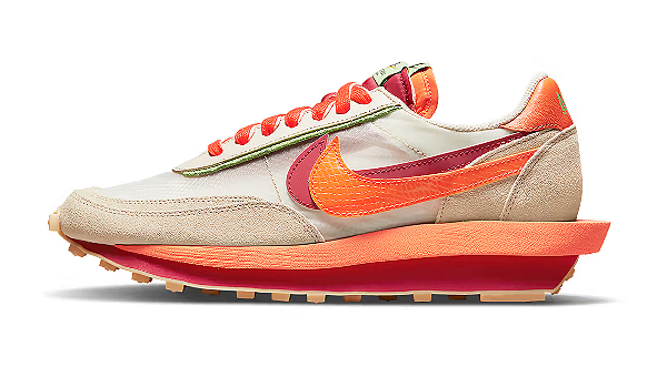 NIKE x SACAI x CLOT - LD Waffle "Net Orange Blazer" (42,5 BR/ 10,5 US) -NOVO-