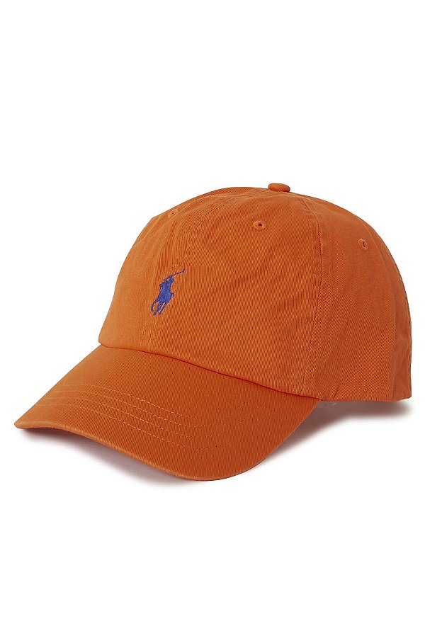 POLO RALPH LAUREN - Boné Classic Sport "Laranja" -NOVO-