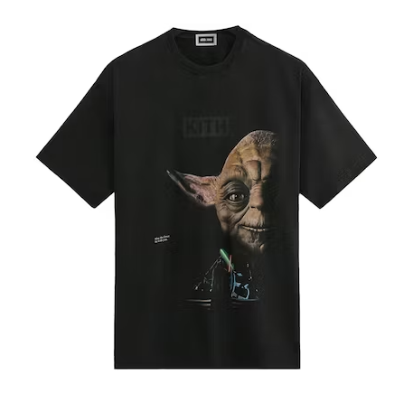 KITH x STAR WARS - Camiseta Yoda Vintage "Preto" -NOVO-