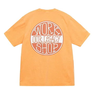 STUSSY x OUR LEGACY - Camiseta Work "Laranja" -NOVO-