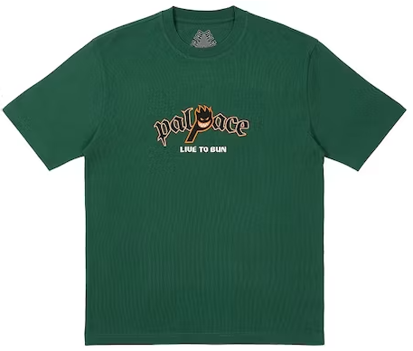 PALACE x SPITFIRE - Camiseta P-Head "Verde" -NOVO-
