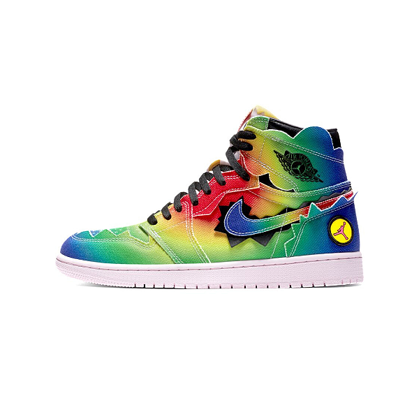 NIKE x J BALVIN - Air Jordan 1 Retro "Colores Y Vibras" (39,5 BR / 8 US)  -NOVO-