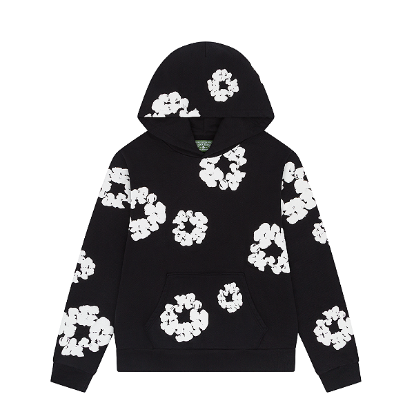DENIM TEARS - Moletom Cotton Wreath "Preto/Branco" -NOVO-
