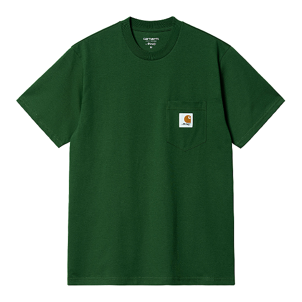 CARHARTT x AWAKE - Camiseta Wip "Verde" -NOVO-