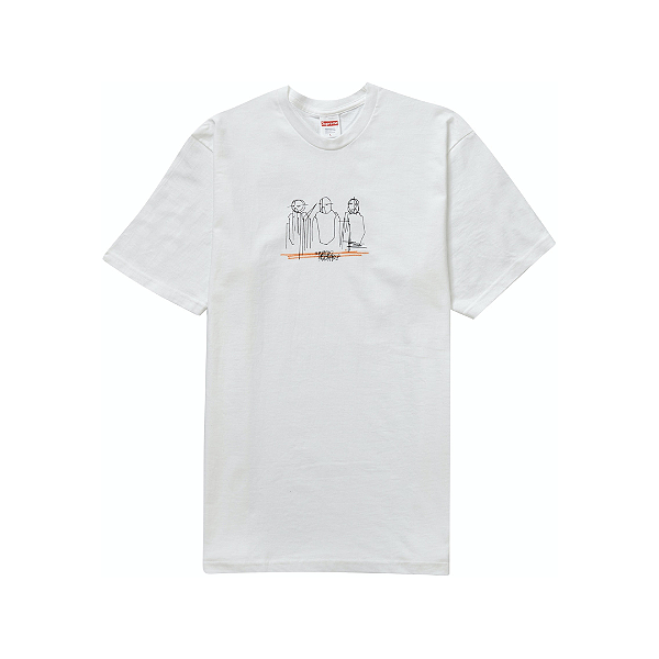 SUPREME - Camiseta Three Kings "Branco" -NOVO-