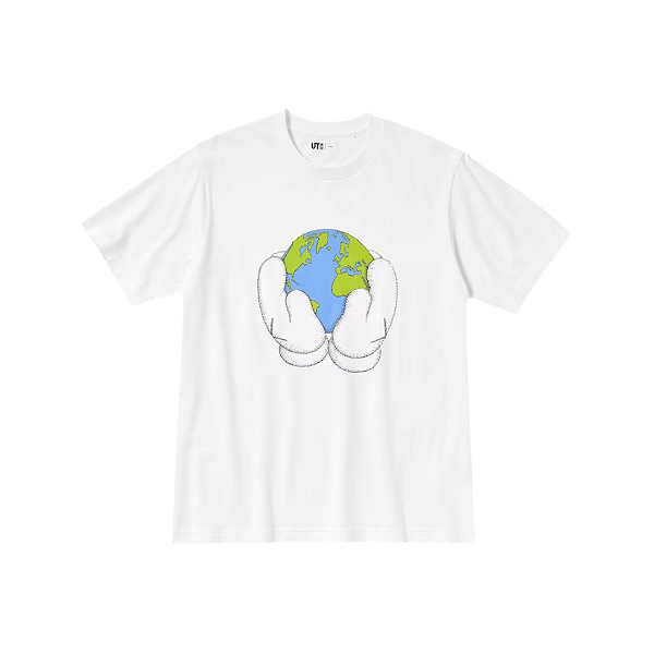 UNIQLO x KAWS - Camiseta Peace For All "Branco" -NOVO-