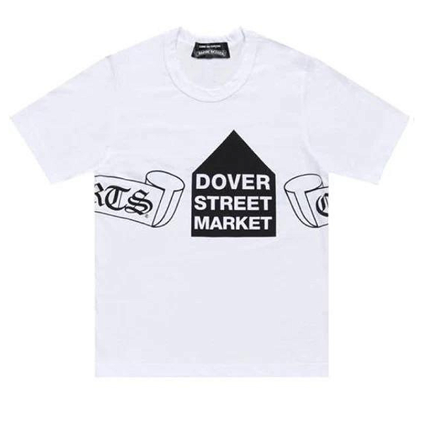 CHROME HEARTS x DOVER STREET MARKET x CDG - Camiseta Ginza Scroll Logo "Branco" -NOVO-