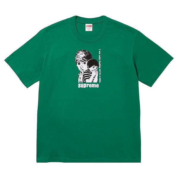 SUPREME - Camiseta Freaking Out "Verde" -NOVO-