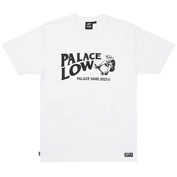 PALACE x VANS - Camiseta Low "Branco" -NOVO-