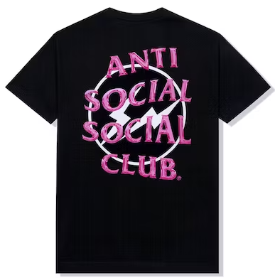 ANTI SOCIAL SOCIAL CLUB x FRAGMENT DESIGN - Camiseta Precious Petals FW22 "Preto/Rosa" -NOVO-