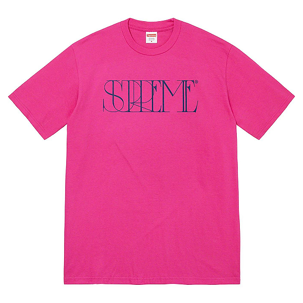 SUPREME - Camiseta Trademark "Rosa" -NOVO-