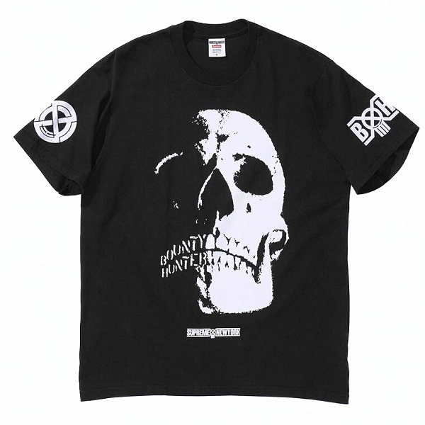 SUPREME x BOUNTY HUNTER - Camiseta Skulls "Preto" -NOVO-