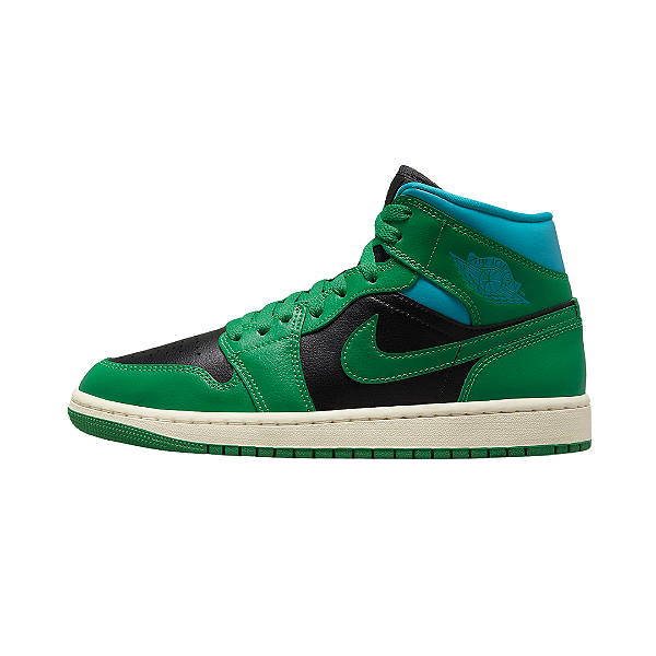 NIKE - Air Jordan 1 Mid "Lucky Green Aquatone" -NOVO-