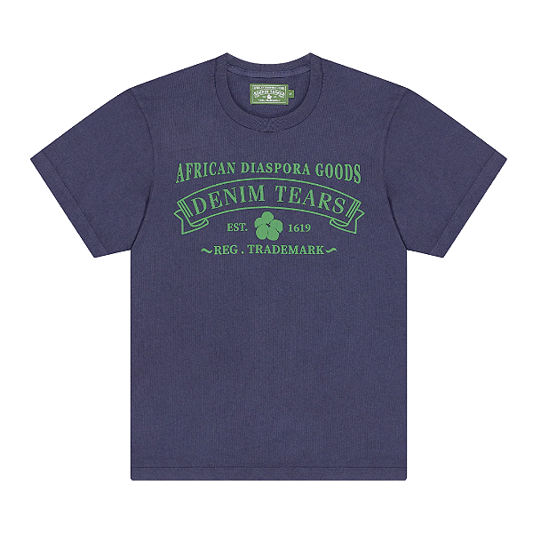 *** DENIM TEARS - Camiseta ADG "Roxo" -NOVO-